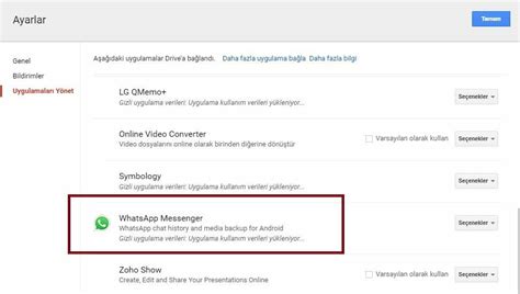 google drive whatsapp yedeğini bilgisayara indirme